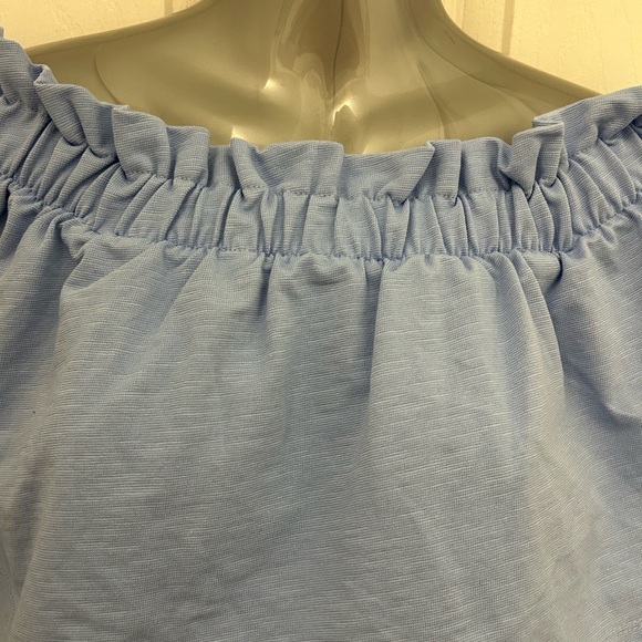 NWT H&M Light Blue Off-Shoulder Dress, Sz XS - Picture 8 of 14